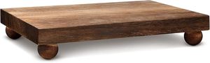 Plateau de service en bois élégant fabriqué par un fabricant OEM, avec une finition raffinée, pour la décoration moderne de la cuisine et de la salle à manger. - Product Image 3