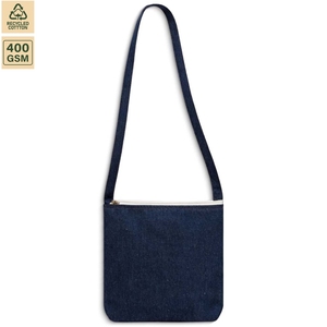 Denim Crossbody Sling <b>Backpack</b> 400 GSM Zipper Travel Bag 30x20x10 cm Custom Logo Bulk OEM ODM Private Label Manufacturer Factory - Product Image 1