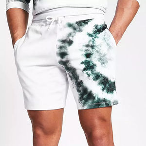 Ensemble de survêtement homme coupe ajustée en molleton bouclette, avec logo imprimé, sweat à capuche et short, deux pièces, pour l'entraînement, grandes tailles - Product Image 5