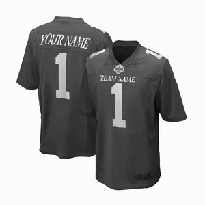 Maillots de football américain pour hommes, qualité supérieure, personnalisables, respirants, en maille, avec broderie de qualité supérieure, grandes tailles, vente en gros - Product Image 2