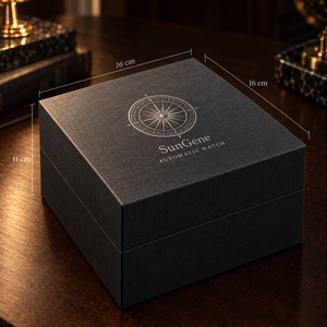 Boîte d'emballage en papier personnalisée avec impression sur mesure pour montre automatique SunGene - Product Image 5