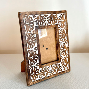 Modern Solid Wood <b>Photo</b> <b>Frame</b> Minimal Clean Tabletop Display for Office Desk Home Contemporary Elegant Decor Design - Product Image 5