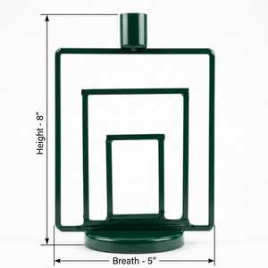 Lanterne décorative carrée moderne en fer écologique pour bougies, idéale pour la maison, Noël, Pâques, mariages et fêtes - Product Image 6