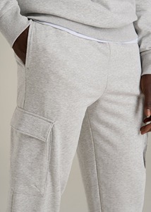 Custom Mens Fleece Solid Relaxed Fit <b>Jogger</b> Sweatpants Breathable Midweight Elastic Waistband - Product Image 5