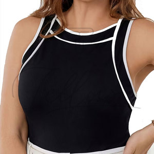 Camiseta sin Mangas Personalizada para Mujer Talla Grande, Último Modelo 2026, Nueva Llegada, Camiseta sin Mangas para Mujer en Venta en Línea - Product Image 3