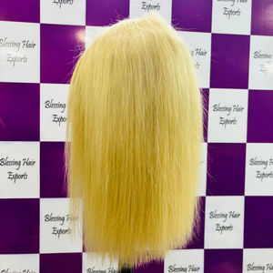 Perruque Bob en gros, cheveux humains blonds, styles courts, longs, raides, afro, ondulés profonds, dentelle frontale HD 13x6, vietnamien, brésilien - Product Image 1