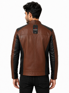 Veste aviateur classique pour homme en cuir d'agneau de qualité supérieure, design multi-poches pour un usage décontracté et en plein air, faible MOQ, vente en gros - Product Image 2