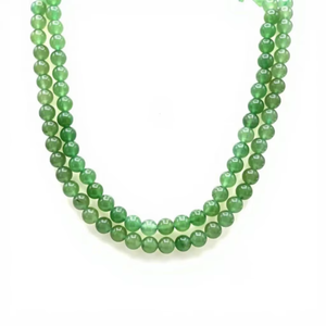 Collar Mala de Jade Verde de Lujo con 108 Cuentas y Borla, Cuentas de Oración Religiosas para Meditación, Yoga, Unisex - Product Image 5