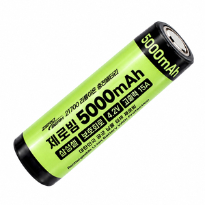Batería protegida 21700 de 5000 mAh de alta capacidad ZEROBEAM Samsung, celda de iones de litio recargable de 15 A para dispositivos portátiles - Product Image 1