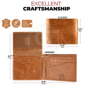 กระเป๋าสตางค์หนังแบบใหม่ขายดี น้ำหนักเบา กระเป๋าสตางค์หนังขนาดสั่งทำได้ - Product Image 2