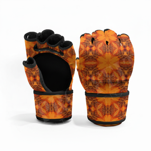 Gants de sparring en cuir véritable de haute qualité, fermeture à lacets, design personnalisé avec logo de marque. - Product Image 3
