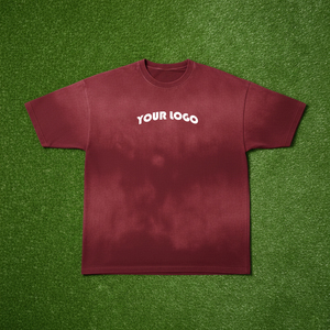 Camiseta de Hombre Personalizada con Logotipo, Lavado Ácido, 100% Algodón, Estilo Vintage, Oversize, Diseño en Blanco, Tejido Ecológico y Transpirable - Product Image 4
