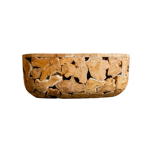 Luxury Rustic Oval <b>Coffee</b> <b>Table</b> Handcrafted Natural Wood Living Room Furniture Warm Inviting Atmosphere Premium Teak <b>Root</b> - Product Image 1