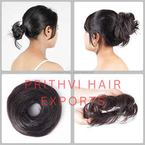 Premium alta densidad Remy Bun Balayage tono Rubio pelucas de cabello humano - Product Image 4