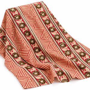Tela de Algodón Ligera Estampada con Bloques Florales, Voile Tejido con Base Blanca para Camisas, Cortinas, Bolsos y Costura - Product Image 6
