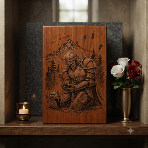 <b>Wooden</b> Memorial Plaque Custom Remembrance <b>Sign</b> Engraved Tribute Board for Grave Marker Sympathy Gift - Product Image 1