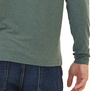 เสื้อเชิ้ตเฮนลีย์สุดเท่ ผลิตจากวัสดุระบายอากาศได้ดี ทรงหลวมใส่สบาย เหมาะสำหรับชุดลำลองประจำวัน เสื้อเฮนลีย์คุณภาพสูง - Product Image 6