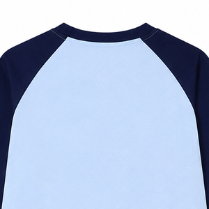 Premium Men's 100% Cotton Long <b>Sleeve</b> <b>Raglan</b> <b>T</b> <b>Shirt</b> Lightweight Breathable Anti-UV Quick Dry OEM ODM Customizable - Product Image 5
