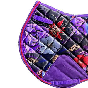 Tapis de selle d'équitation en satin de coton - Légers, confortables, de haute qualité, séchage rapide, fabriqués au Pakistan - Product Image 6