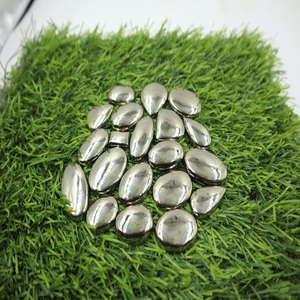 Pyrite naturelle cabochon, pierres précieuses en vrac pour la fabrication de bijoux, formes variées, jeu de couleurs, par gramme, Pyrite dorée INDIA GEMS, tiers - Product Image 2