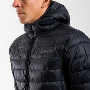 Chaquetas personalizadas para hombre, abrigos de invierno de alta calidad, chaquetas acolchadas con tela brillante, chaquetas con cremallera, tallas grandes, chaquetas acolchadas para hombre. - Product Image 3