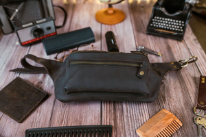 Bolso Bandolera de Cuero Genuino Vintage Hecho a Mano, Estilo Mensajero Moderno para Hombres y Mujeres - Product Image 6