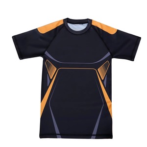 Lightweight Men Compression Rash Guard Sports Shirt For Workout Fitness Training Running And <b>Surfing</b> Custom Logo Men Rash - Product Image 3