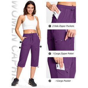 Shorts Cargo para Mujer, Largos hasta Debajo de la Rodilla, Diseño Minimalista y Estético, Tela de Poliéster de Primera Calidad, Duraderos - Product Image 4