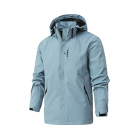 Veste bomber en coton respirant ultra-léger et écologique pour homme, avec empiècements |   Imperméable et coupe-vent |   Extérieur avant