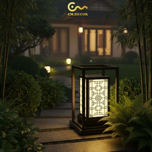 Luces de jardín negras Vietnam CM Decor para exteriores/villa/jardín 3500K (blanco cálido) LED desmontables de acero/inox con luz constante - Product Image 5