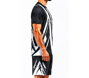 Camisetas de Fútbol para Hombre, Conjuntos de Uniformes Personalizables con Logotipo Impreso a Color, 100% Poliéster, Tecnología de Corte Automatizado - Product Image 4