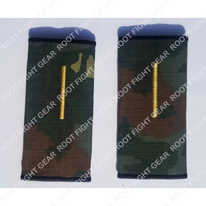 Épaulettes d'uniforme d'Albanie personnalisées brodées de premier choix, insignes de grade, écussons d'épaule sur mesure - Product Image 4