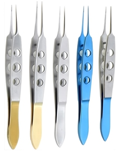 Pinzas de Acero Inoxidable de Primera Calidad para Masaje Oftálmico de Párpados, Pinzas de Precisión para Cirugía Estética - Product Image 2