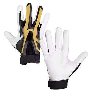 Gants de football américain personnalisés très demandés pour adultes et jeunes, en nylon de haute qualité, ajustement confortable, SALUBRIOUS SPORTS - Product Image 1