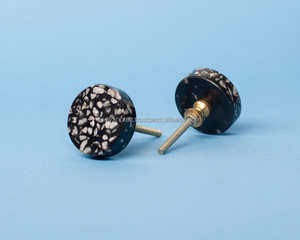 Trending Simple Handmade Brass Door Knobs <b>Cupboard</b> <b>Handles</b> Colorful Design for <b>Kitchen</b> Hotel Apartment Resin for Dresser Cabinet - Product Image 6