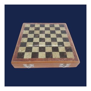 Wholesale Price Durable Handmade Polished Wooden Chess Board <b>Set</b> with Stone Coins Quty <b>Backgammon</b> Game <b>Set</b> - Product Image 4