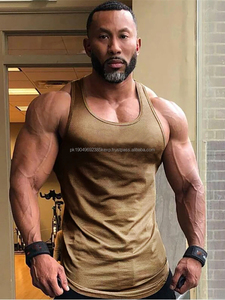 Débardeurs de course à pied pour hommes, unis, en maille tricotée respirante, sans manches, à séchage rapide, pour la musculation et l'entraînement - Product Image 5