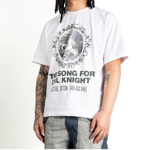 T-shirt en coton pour homme, manches courtes, coupe classique, imprimé avec un motif musical de guitare, col rond, style streetwear, séchage rapide, 180g - Product Image 2