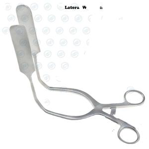 DADDY D PRO 10 "Retractor de pared lateral-3 1/2" Instrumentos de obstetricia y ginecología de hoja para retraer Paredes vaginales CE ISO13485 - Product Image 1