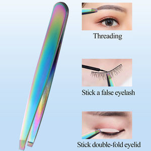 Pinzas para Pestañas de Acero Inoxidable Duraderas y Precisas DANTRIC IMPLANTS con Puntas Suaves para Depilación de Cejas y Aplicación de Maquillaje - Product Image 5