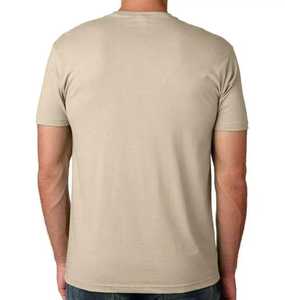 T-shirt Homme Col Rond Manches Courtes 100% Coton Couleur Unie Qualité Export Personnalisable Logo OEM Vente en Gros - Product Image 6