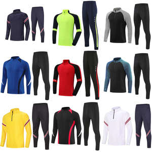 Ensemble survêtement et pantalon de survêtement personnalisés en jersey une pièce avec survêtement assorti – Uniforme professionnel personnalisé en jersey une pièce et survêtement - Product Image 6