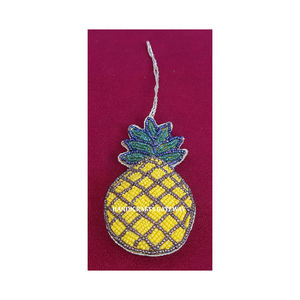 Diseñador indio hecho a mano, abalorios de forma personalizada, adorno de Navidad con bordado Zari, trabajo de cuentas utilizado para el Festival de Navidad - Product Image 2