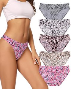 Braguitas de algodón de cintura alta para mujer al por mayor, bragas de cobertura completa, ropa interior de algodón peinado a granel, tejido elástico en cuatro direcciones - Product Image 1