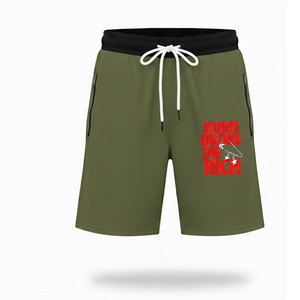 Breathable <b>men's</b> <b>shorts</b> High Quality Heavyweight 100% Cotton Drawstring Letter Eco-friendly Breathable Puff Printing Streetwear - Product Image 1