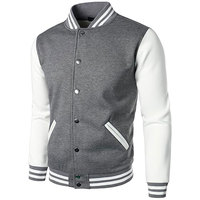 Veste universitaire en laine premium avec manches en cuir, broderie de haute qualité, logo personnalisé, conçue pour un look unisexe moderne