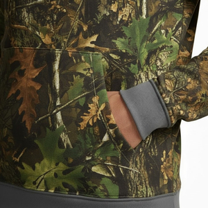 Sudadera con Capucha de Camuflaje para Hombre, Manga Larga, Impresa, de Poliéster que Absorbe la Humedad, para Caza - Product Image 5
