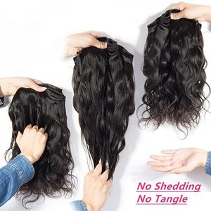 Paquete de Cabello Barato, Cabello Humano Virgen Crudo con Cutícula Alineada, Paquete de Cabello Humano Virgen Brasileño al por Mayor - Product Image 1