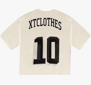 T-shirt Homme Personnalisé OEM Streetwear Été Coupe Décontractée Sérigraphie Manches Courtes Oversize Boxy en Maille Jersey Court - Product Image 5