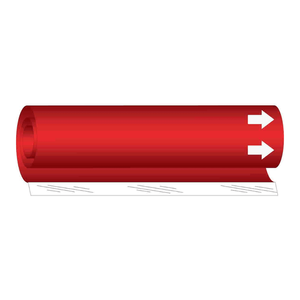 Marqueur de tuyau flexible haute performance Brady Blank Red pour l'identification industrielle - Product Image 3